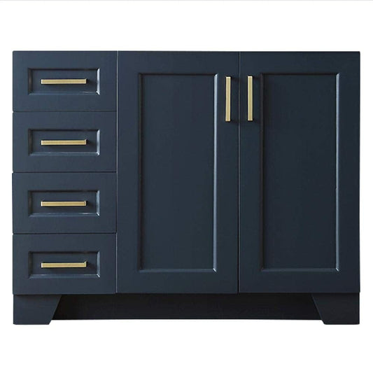 Midnight Blue Bathroom Base Cabinet