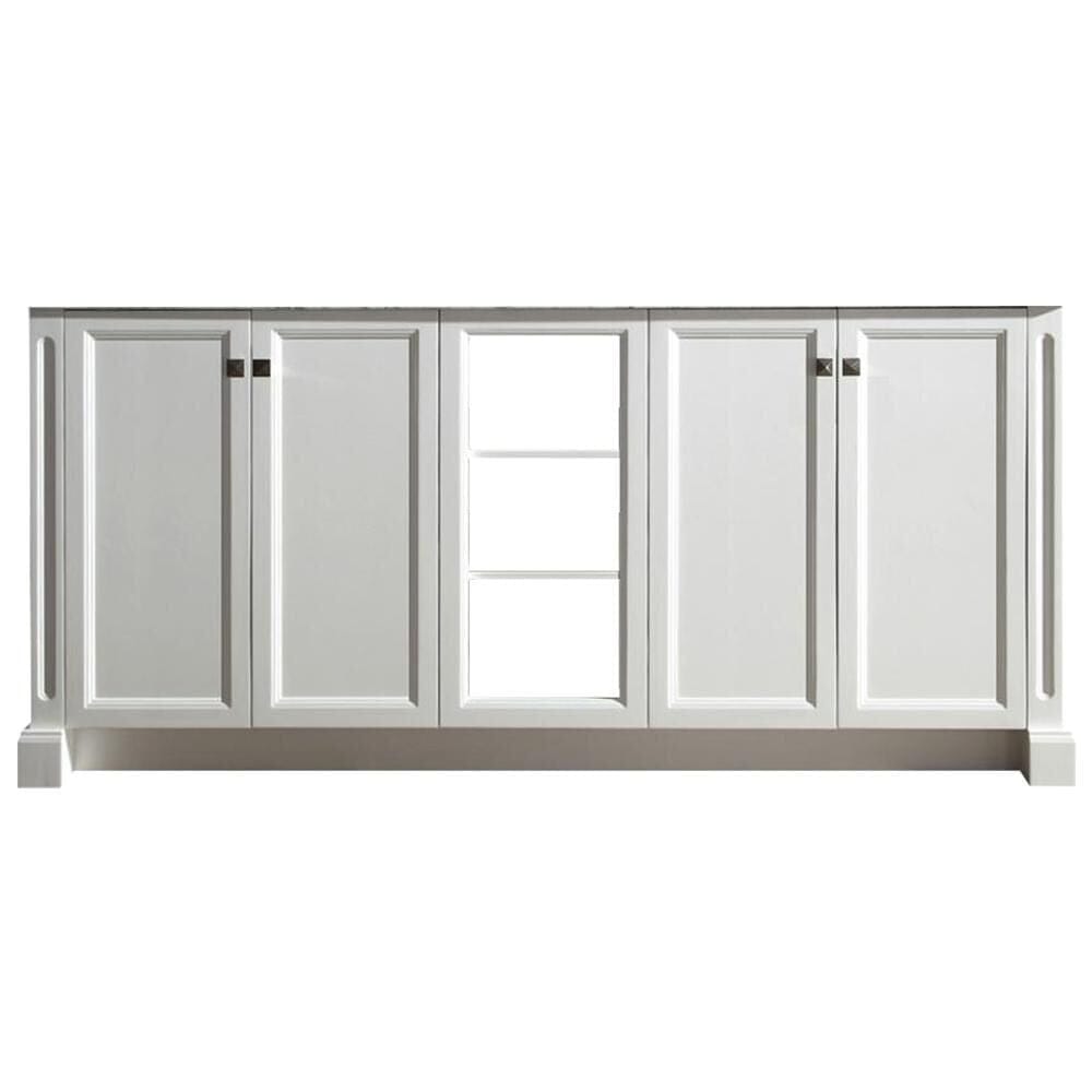 73" Double Sink Base Cabinet In White