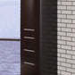 Design Element DEC066S-E | Malibu 66" Linen Cabinet in Espresso