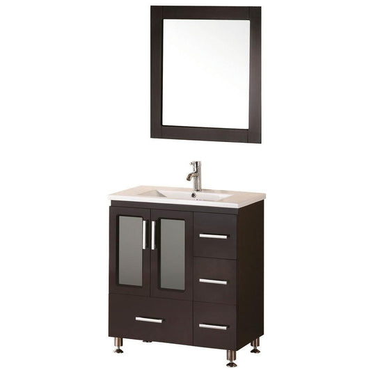 Design Element B30-DS | Stanton 32" Single Sink Vanity Set in Espresso