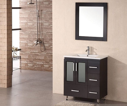 Design Element B30-DS | Stanton 32" Single Sink Vanity Set in Espresso