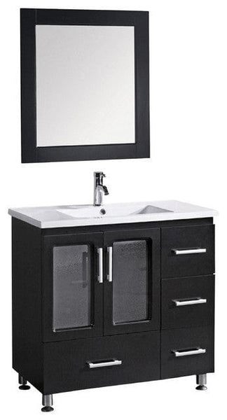 Design Element B36-DS | Stanton 36 Single Sink Vanity Set in Espresso