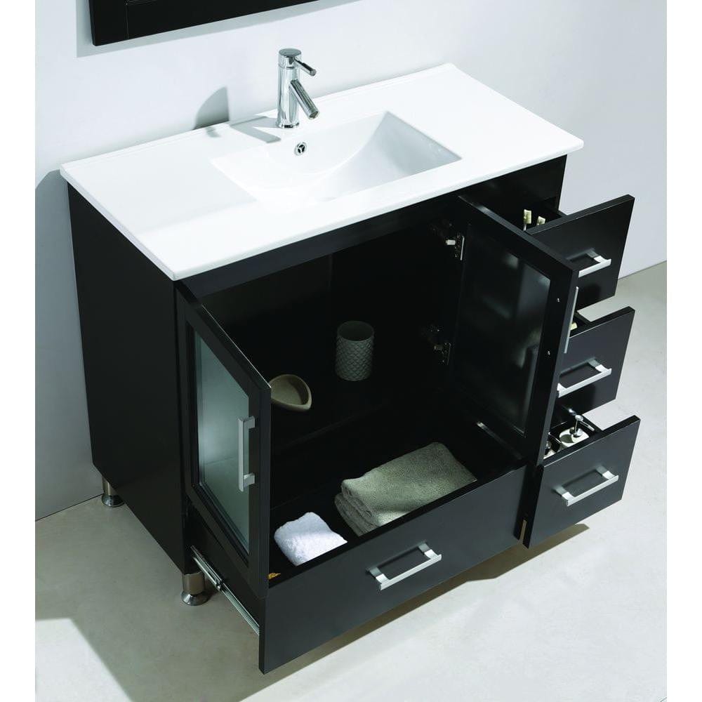 Design Element B40-DS | Stanton 40" Single Sink Vanity Set in Espresso Finish