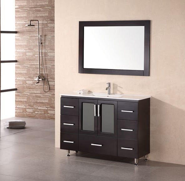 Design Element B48-DS | Stanton 48" Single Sink Vanity Set in Espresso