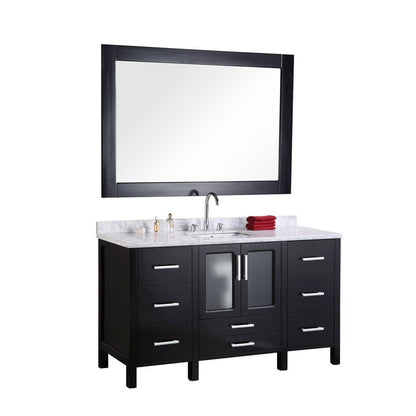 Design Element B60-DS | Stanton 60" Single Sink Vanity Set in Espresso