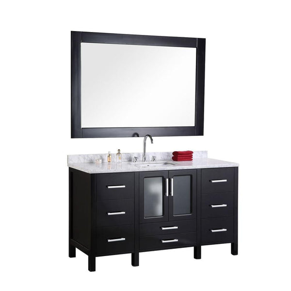 Design Element B60-DS | Stanton 60 Single Sink Vanity Set in Espresso