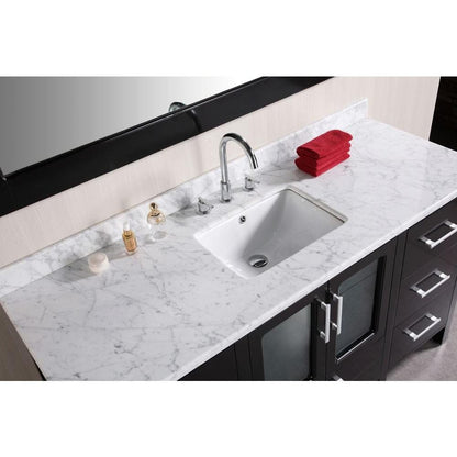 Design Element B60-DS | Stanton 60" Single Sink Vanity Set in Espresso