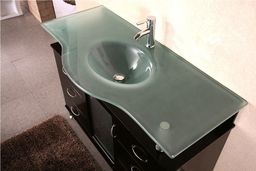 Design Element DEC015C | Huntington 48" Single Sink Vanity Set in Espresso