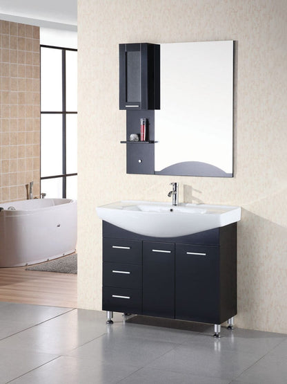 Design Element DEC026 | Sierra 40" Single Sink Vanity Set in Espresso