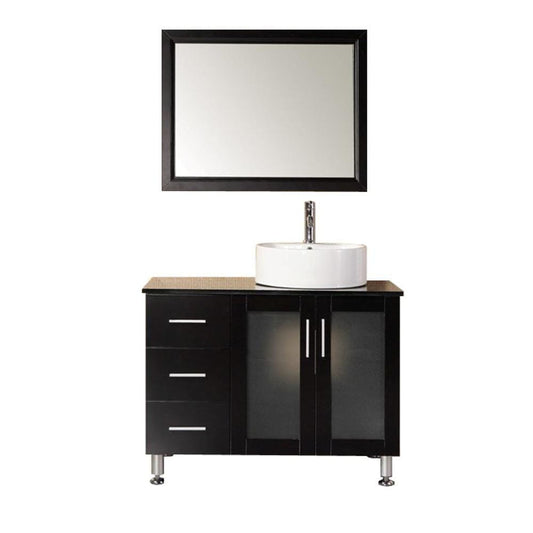 Malibu 39" Single Sink Vanity Set in Espresso