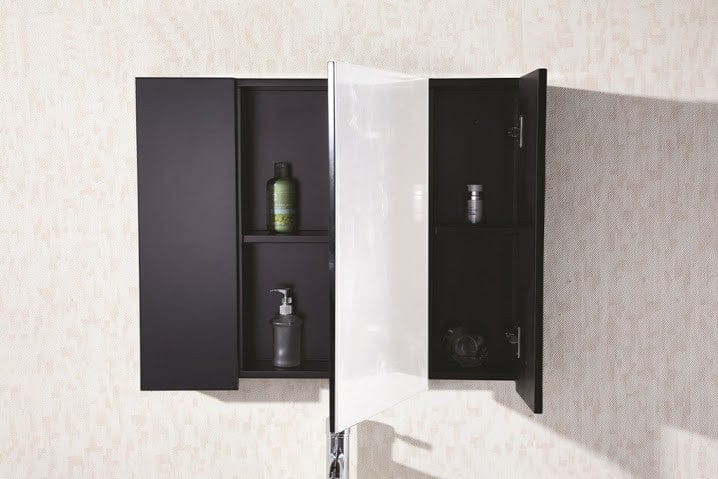 Design Element DEC071D | Portland 30" Single Sink - Wall Mount Vanity Set in Espresso