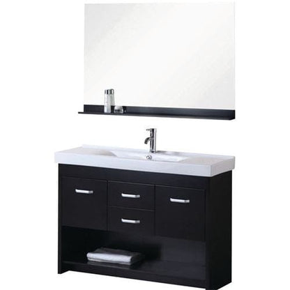 Design Element DEC074S | Citrus 48" Single Sink Vanity Set in Espresso