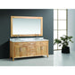 Design Element DEC076B-O | London Stanmark 72" Double Sink Vanity Set in Oak Color