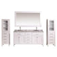 Design Element DEC076B-W_CAB004-WX2 | London 72" Double Sink Vanity Set in White