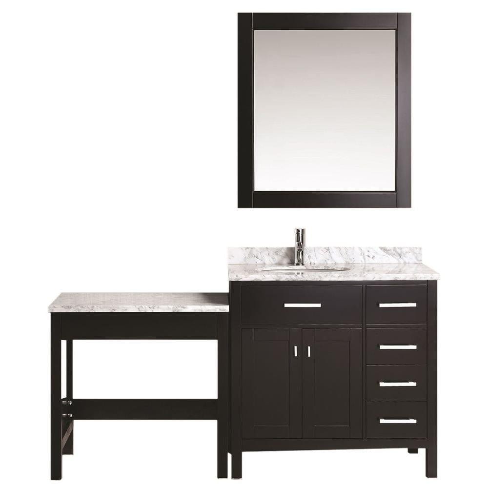 London 36" Single Sink Vanity Set in Espresso