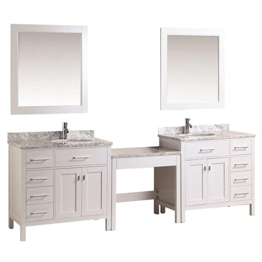 Two London 36" Single Sink Vanity Set