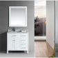 Design Element DEC076D-W-R | London Stanmark 36" Single Sink Vanity Set in White Finish with Drawers on the Right