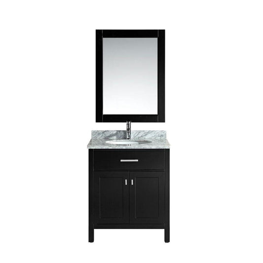 London 30" Single Sink Vanity Set in Espresso