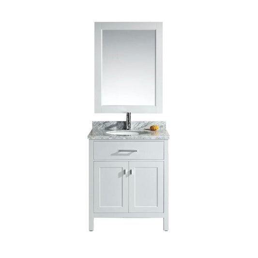 London 30" Single Sink Vanity Set in White