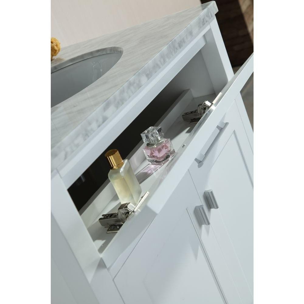 Design Element DEC076E-W | London Stanmark 30" Single Sink Vanity Set in White