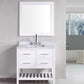 Design Element DEC077A-W | London 36" Single Sink Vanity Set in White