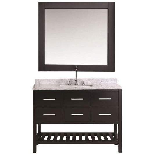 London 48" Single Sink Vanity Set in Espresso Finish