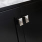 Design Element DEC082A | London 60" Double Sink Vanity Set in Espresso Finish