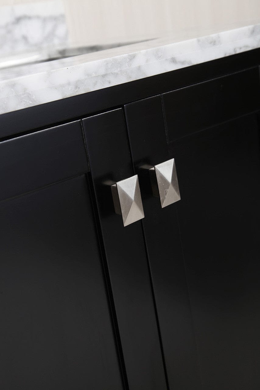 Design Element DEC082A | London 60" Double Sink Vanity Set in Espresso Finish