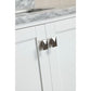 Design Element DEC082A-W | London Hyde 60" Double Sink Vanity Set in White Finish