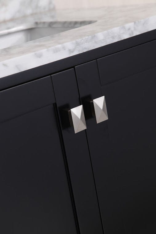 Design Element DEC082B | London 72" Double Sink Vanity Set in Espresso Finish