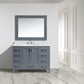 Design Element DEC082C-G | London Hyde48" Single Sink Vanity Set in Gray Finish