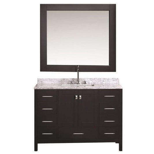 London 48" Single Sink Vanity Set in Espresso Finish