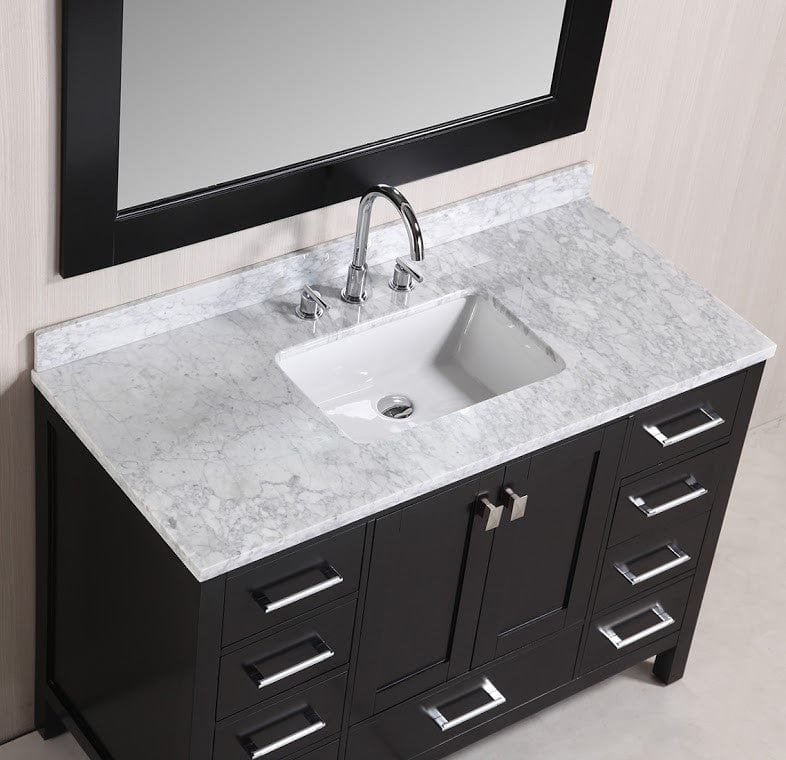 Design Element DEC082C | London 48" Single Sink Vanity Set in Espresso Finish