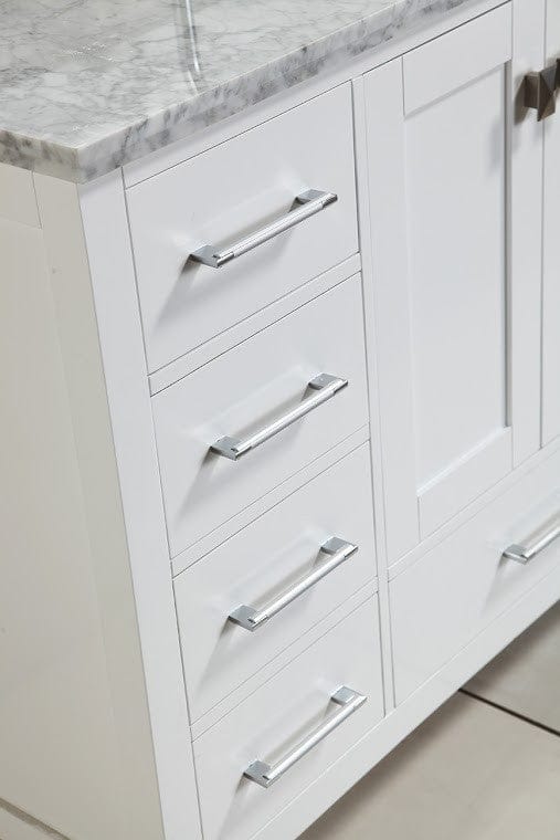 Design Element DEC082C-W | London 48" Single Sink Vanity Set in White Finish