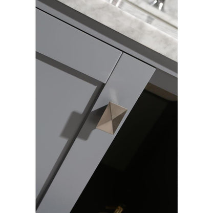 Design Element DEC082D-G | London Hyde 54" Single Sink Vanity Set in Gray Finish