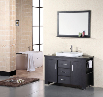 Design Element Vanities Design Element DEC083C | Washington 48" Single Sink Vanity Set in Espresso