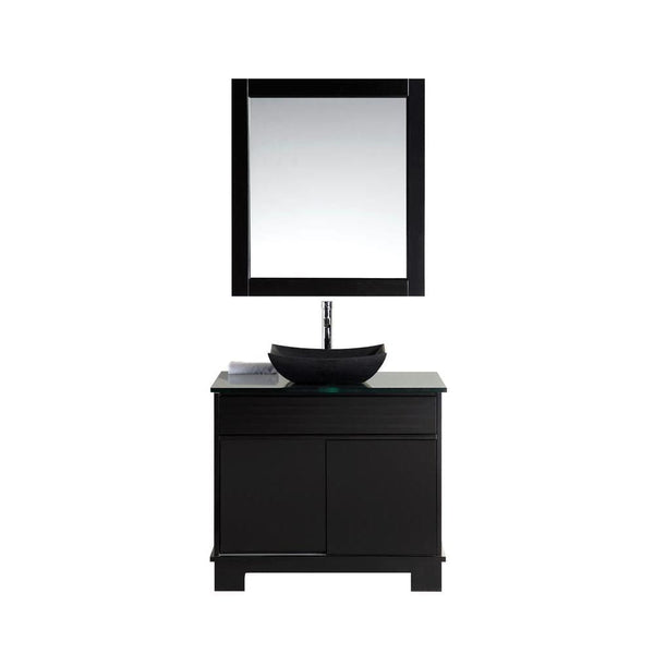 Design Element DEC105-36 | Oasis 36 Single Sink Vanity Set with Decorative Drawer in Espresso