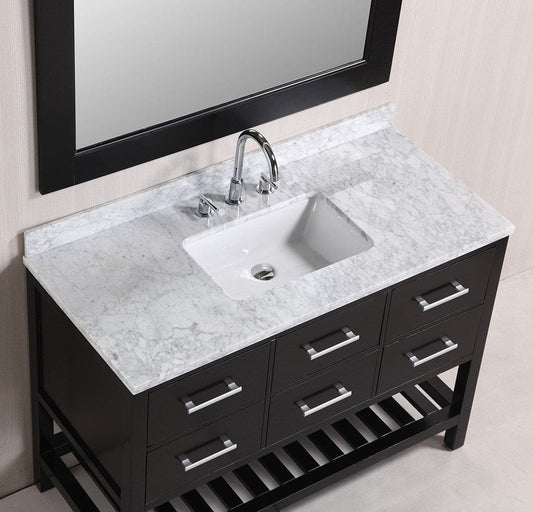 Design Element London Cambridge 48" Single Sink Vanity Set in Espresso Finish | DEC077D-E