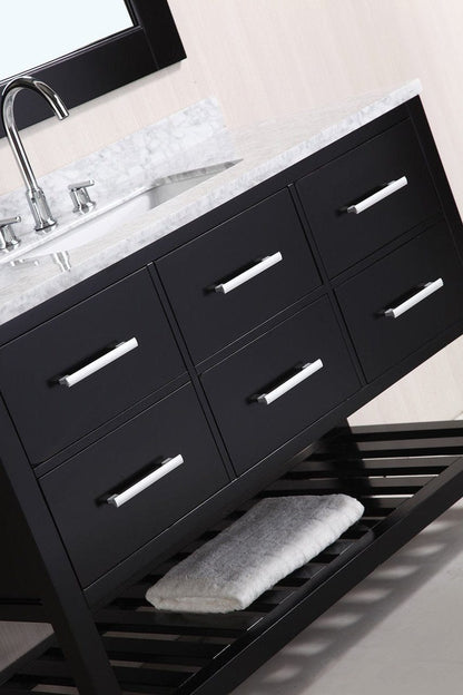 Design Element London Cambridge 48" Single Sink Vanity Set in Espresso Finish | DEC077D-E