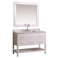 Design Element London 48" Single Sink Vanity Set in White Finish 