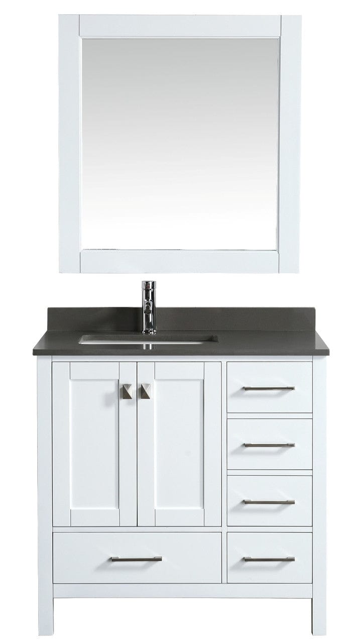 Design Element London 36" Vanity in White