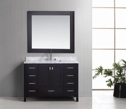 Design Element London Hyde 48" Single Sink Vanity Set in Espresso Finish