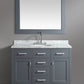 London 48" Single Sink Vanity Set in Gray Finish