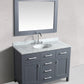 Design Element London Stanmark 48" Single Sink Vanity Set in Gray Finish