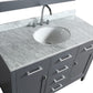 Design Element London Stanmark 48" Single Sink Vanity Set in Gray Finish