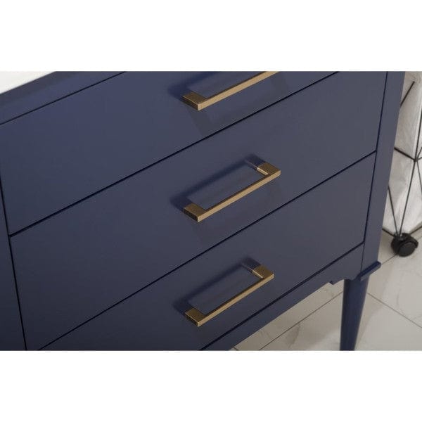 Design Element Mason 30" Blue Transitional Single Sink Bathroom Vanity