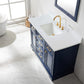 Design Element Milano 48" Blue Single Rectangular Sink Vanity ML-48-BLU
