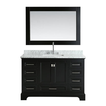 Design Element Omega 54" Single Sink Vanity in Espresso | DEC068D-E