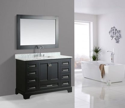 Design Element Omega 54" Single Sink Vanity in Espresso | DEC068D-E