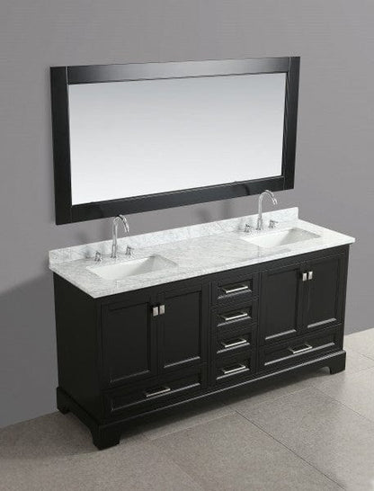 Design Element Omega 72" Double Sink Vanity in Espresso | DEC068B-E